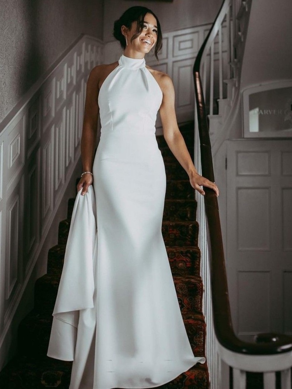 Stella McCartney Made with Love 100% Silk Meghan Markle Wedding Reception Dress